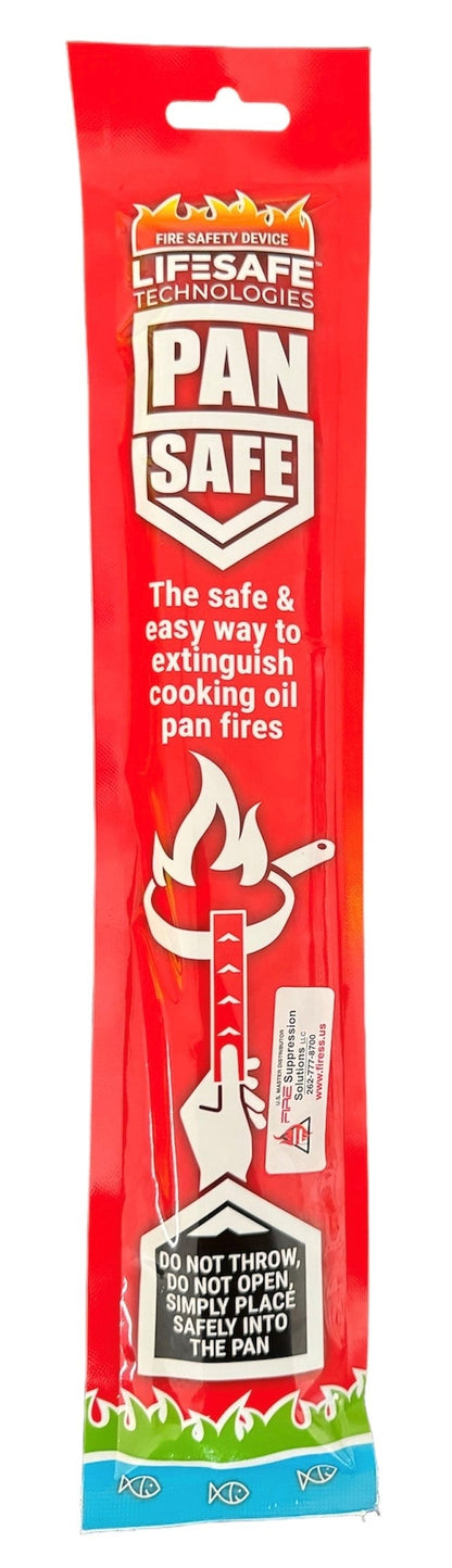 PanSafe Fire Safety Device, The Safe & Easy Way to Extinguish Cooking Oil Pan Fires
