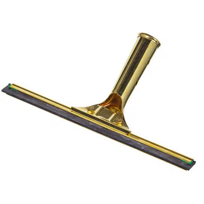 Unger Enterprises GoldenClip® Brass Window Squeegee, 18", Complete - 1/ea