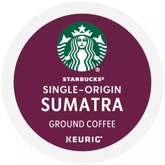 Starbucks® K-Cup Sumatra Coffee, Dark Roast - 72/cs