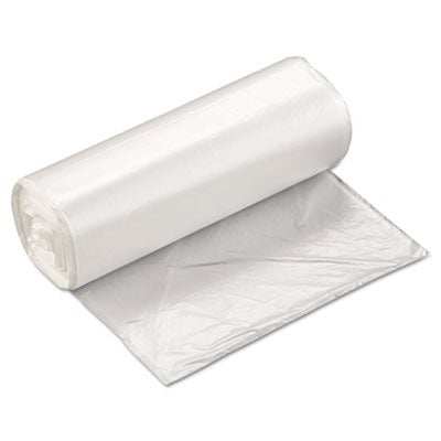 10 Gallon Trash Bag, 24x24 6 Mic (0.24 mil) HIGH DENSITY Can Liner, Clear - 1000/cs