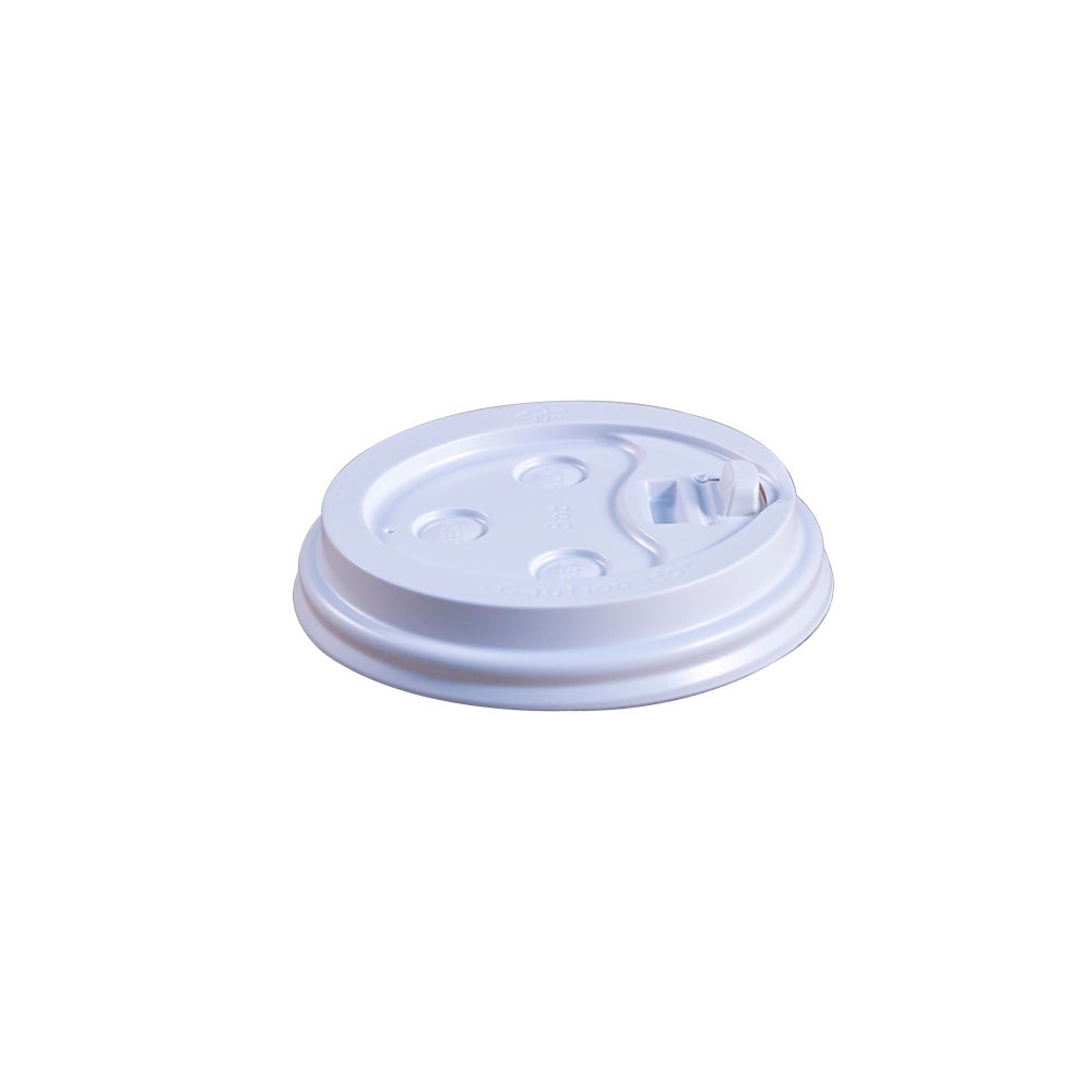 Empress™ Dome Lid for Paper Hot Cups, White (2 sizes available) - 1000/cs