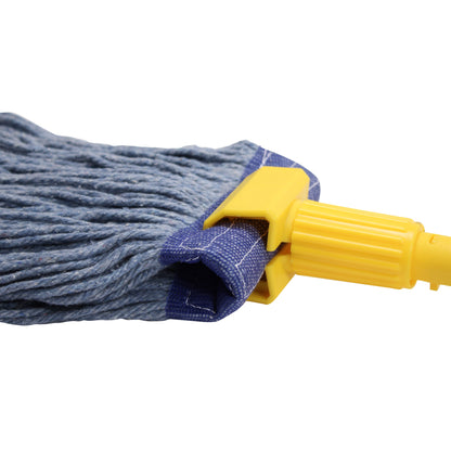 Performance Plus™ 60" Jaw Grip Black Metal Wet Mop Handle - 1/ea