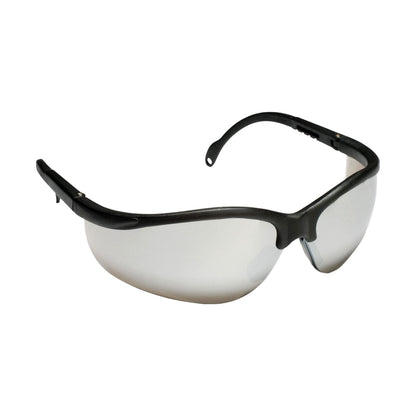 Cordova Boxer™ Safety Glasses, Extendable Temples, Dual Wrap-Around Scratch-Resistant Lens, Choose Light Blue or Amber or Silver Mirror Lens