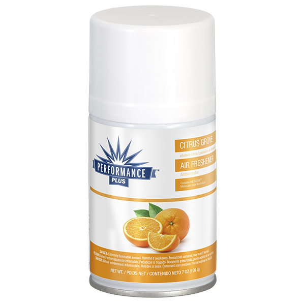 Performance Plus™ Metered Aerosol Air Freshener Refills, 7 oz Can, CHOOSE YOUR SCENT - 12/cs