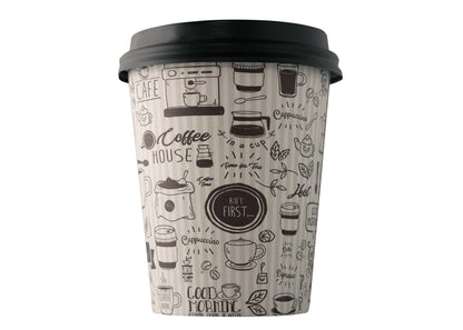 Empress™ Paper Hot Cup, Good Day Print,  12oz - 1000/cs