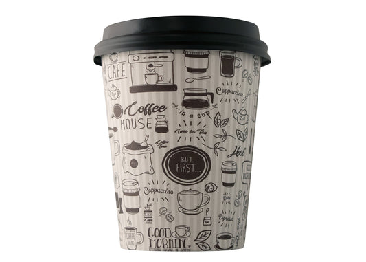 Empress™ Paper Hot Cup, Good Day Print,  12oz - 1000/cs