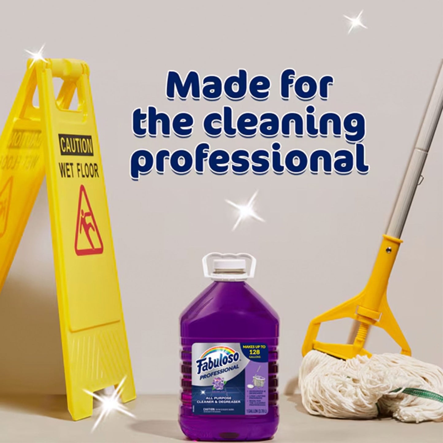 Fabuloso® Professional All-Purpose Cleaner and Degreaser, Lavender Scent, Gallon - 4/cs