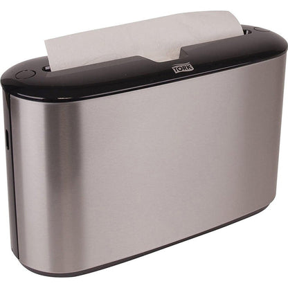 Tork Xpress Countertop Multifold Hand Towel Dispenser - Available in Black, White or Stainless w/Black Trim