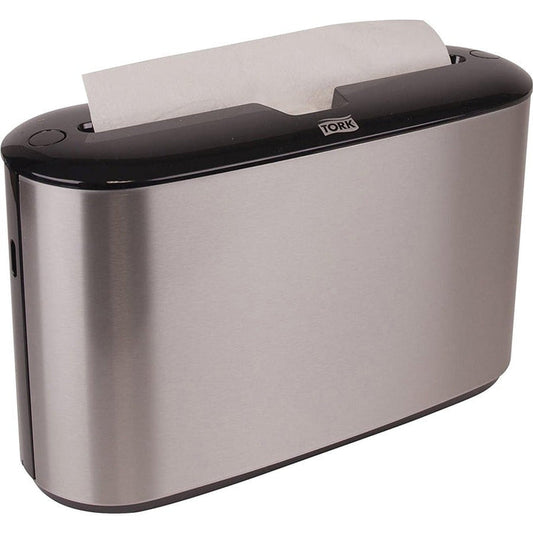 Tork Xpress Countertop Multifold Hand Towel Dispenser - Available in Black, White or Stainless w/Black Trim