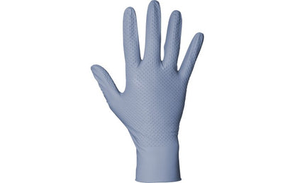 SAS Raptor Grip™ Powder-Free 10 Mil Exam Grade, ASTM D6978 Fentanyl, Disposable Nitrile Gloves, Grey-Blue, 100/bx -10 bx/cs