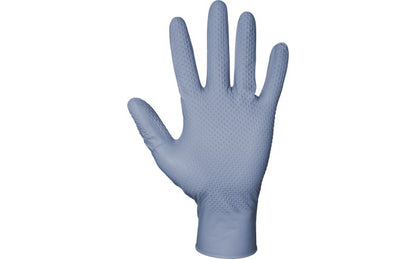 SAS Raptor Grip™ Powder-Free 10 Mil Exam Grade, ASTM D6978 Fentanyl, Disposable Nitrile Gloves, Grey-Blue, 100/bx -10 bx/cs