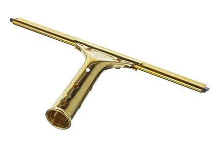 Unger Enterprises GoldenClip® Brass Window Squeegee, 18", Complete - 1/ea