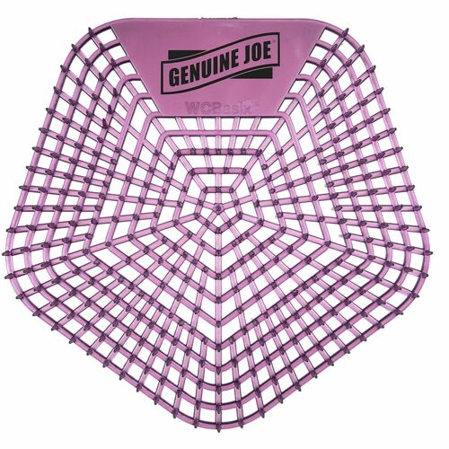 Genuine Joe Anti-Splash Scented Urinal Screens, CHOOSE YOUR SCENT - 10/bx