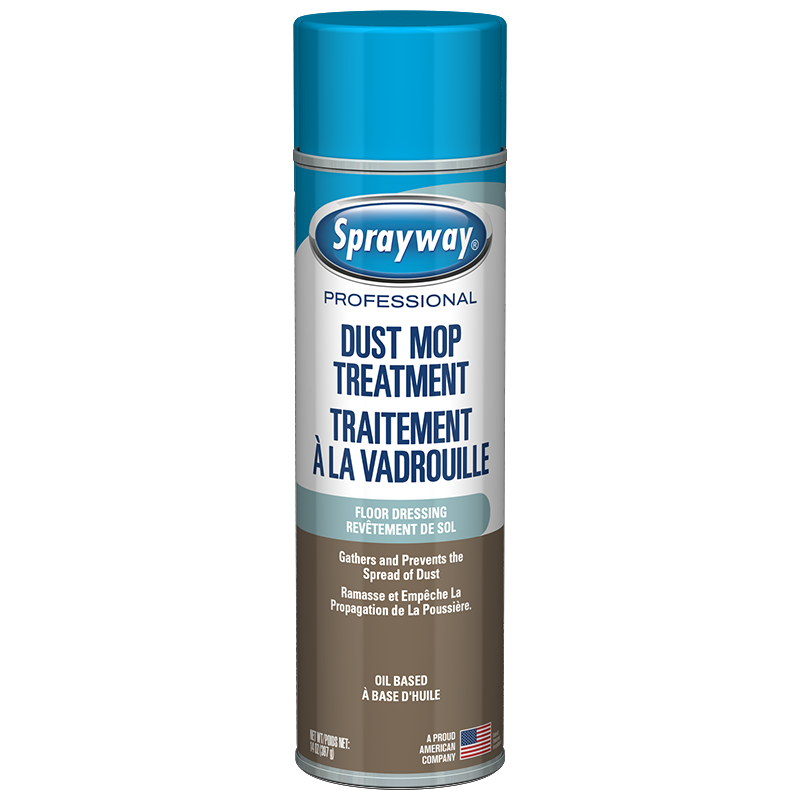 Sprayway Professional Dust Up Dust Mop Treatment, ProLine, Lemon Scent, 14 oz Aerosol - 12 per case