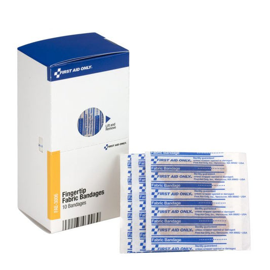 FAE-3006 SmartCompliance First Aid Kit Refill, Fingertip Bandages, 1.88" x 2" - 10/Box