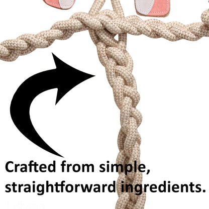 Natural Rope Knottie® Dog Toys, 3 Pack, XL (16mm rope diameter)