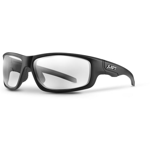 LIFT Safety SONIC Safety Glasses - Matte Black - Choose Smoke, Silver, Clear, or Polarized Lens