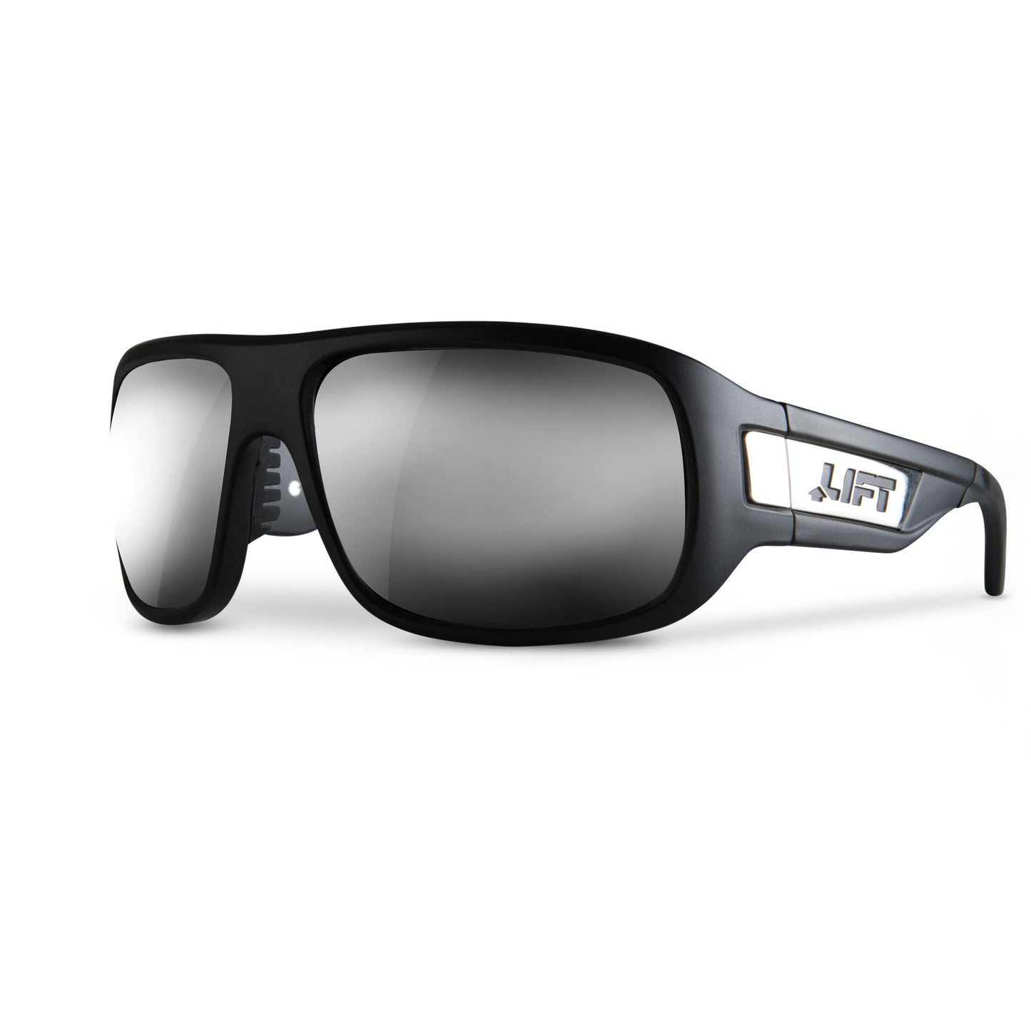 LIFT Safety BOLD Safety Glasses - Matte Black - Choose Smoke, Clear, Polarized, or Silver Revo Lens