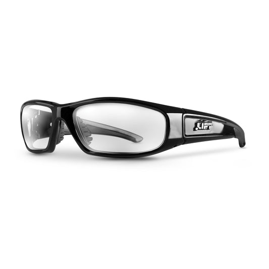 LIFT Safety SWITCH Safety Glasses - Black - Choose Smoke, Clear, or Polarized Lens