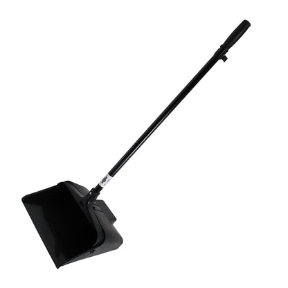 Performance Plus™ Lobby Dust Pan w/ 36" Metal Handle, Black - 1/ea
