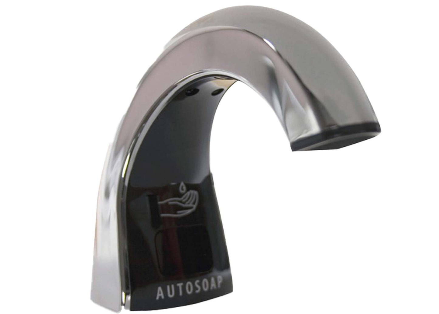 One Shot® LOTION Soap Dispenser, Counter (Deck) Mount Touch-Free, Polished Chrome/Black