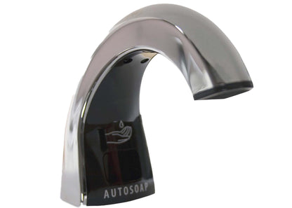 One Shot® LOTION Soap Dispenser, Counter (Deck) Mount Touch-Free, Polished Chrome/Black