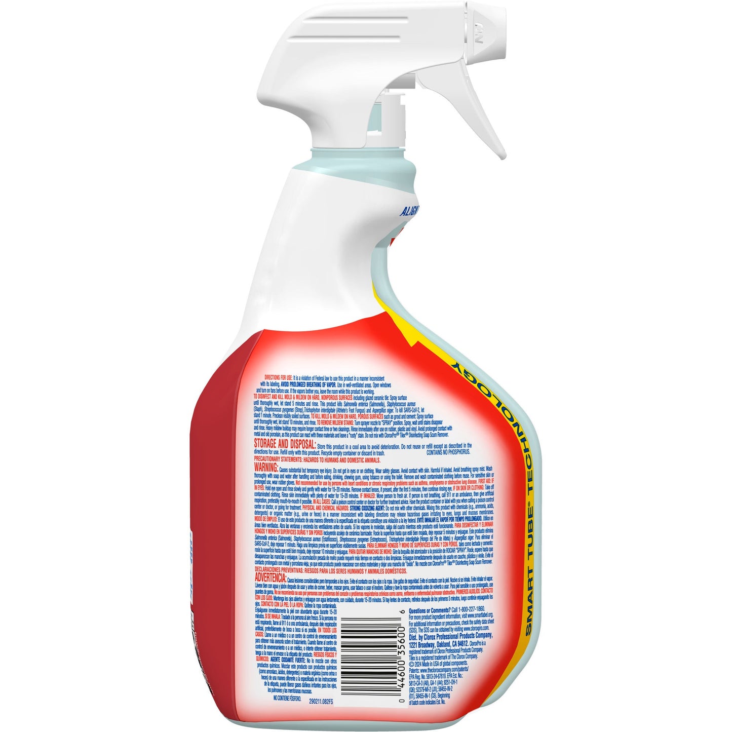 CloroxPro™ Tilex® Disinfecting Instant Mold & Mildew Remover, 32 oz. Trigger Spray Bottle - 9/cs