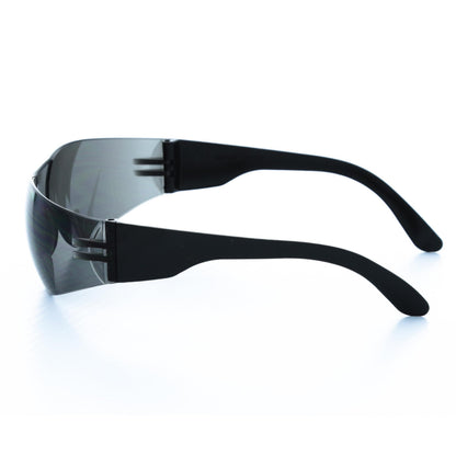 Cordova Bulldog™ Safety Glasses, Single Wrap-Around Scratch-Resistant Lens, Black Frame, Choose Gray OR Gray/Anti-Fog Lens