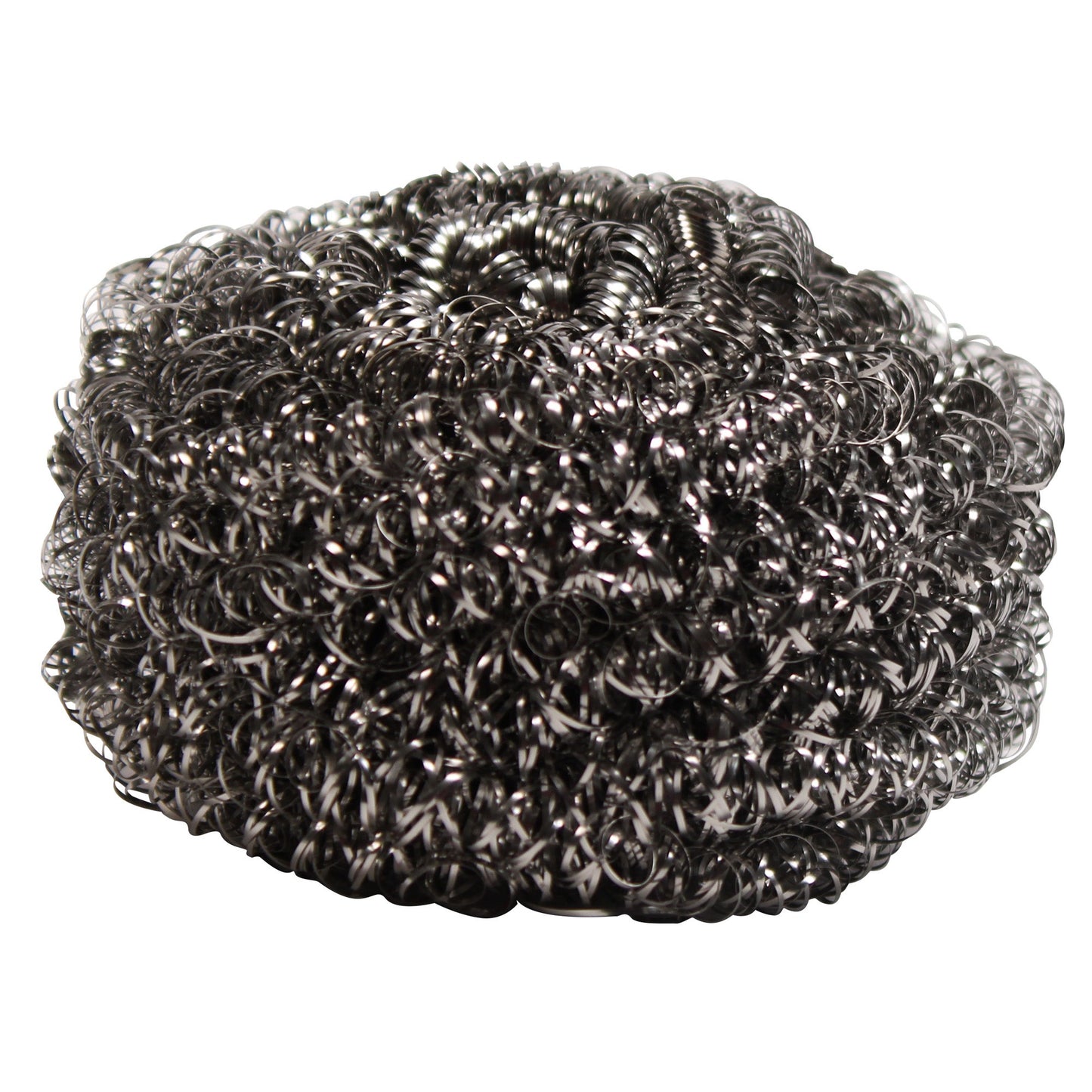 Performance Plus™ Stainless Steel Scrubber, 50g, Individually Wrapped, Silver, 12/pk - 6 pk/cs