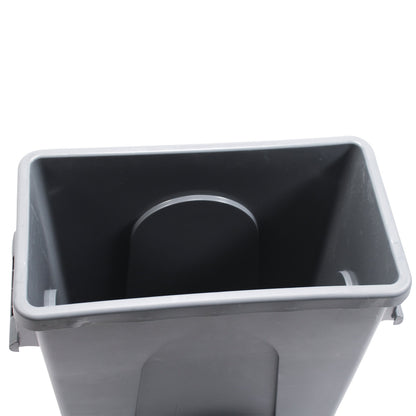 Performance Plus™ 23 Gallon Tight Fit Waste Receptacle w/Venting Channels for Easier Bag Removal, Gray - 1/ea