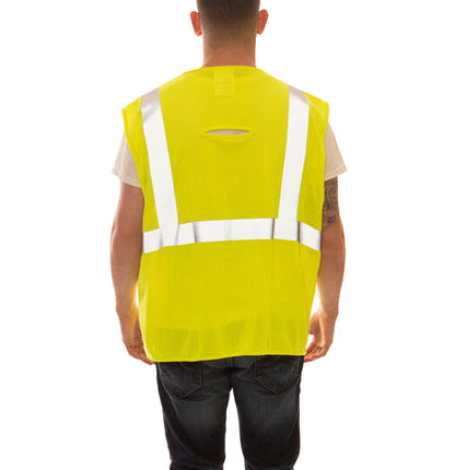 V80622 Tingley Job Sight FR™ Type R Flame Resistant Class 2 Mesh Vest, Lime — FREE SHIPPING*