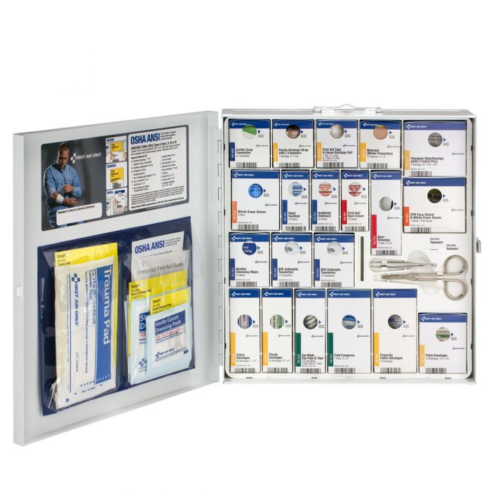 746004 SmartCompliance 50 Person Large Metal First Aid Cabinet without medications