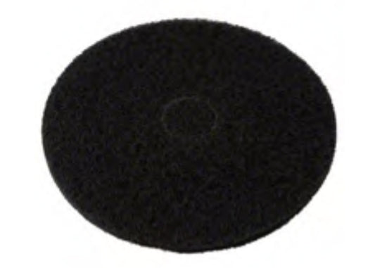 Performance Plus™ 13" or 17" or 20" Stripping Floor Pad, Round, Black - 5/cs