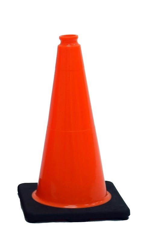 CORTINA  18" DW Traffic Cone, 3 lb, Orange: 6/pk or 10/pk