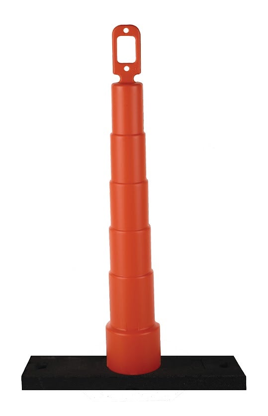 CORTINA 42" Grip-N-Go CHANNELIZER Cone, No Sheeting, Orange