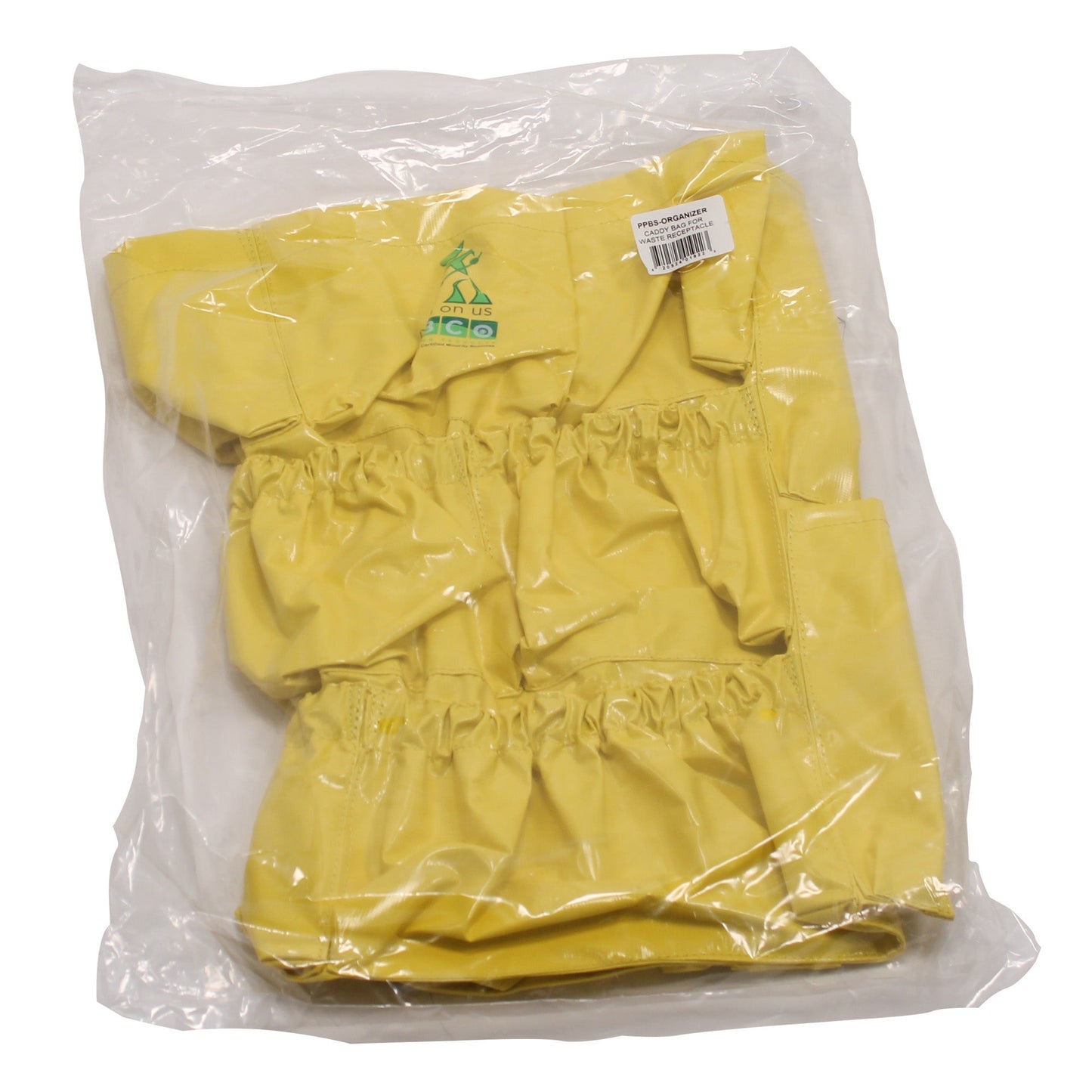 Performance Plus™ CADDY BAG for 32 gal & 44 gal Round Waste Receptacle, Yellow - 1/ea