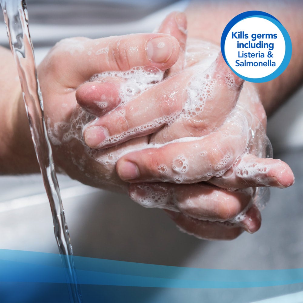 Scott® Antimicrobial FOAM Skin Cleanser, Cassette Refill for Scott® or Kimberly Clark Manual Skin Care Dispensers - 6/cs