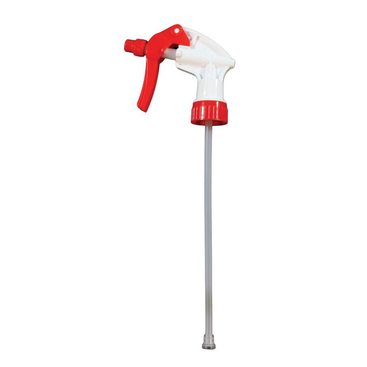 General Purpose HD Trigger Sprayer with Adjustable Nozzle, Red & White - 4/pk