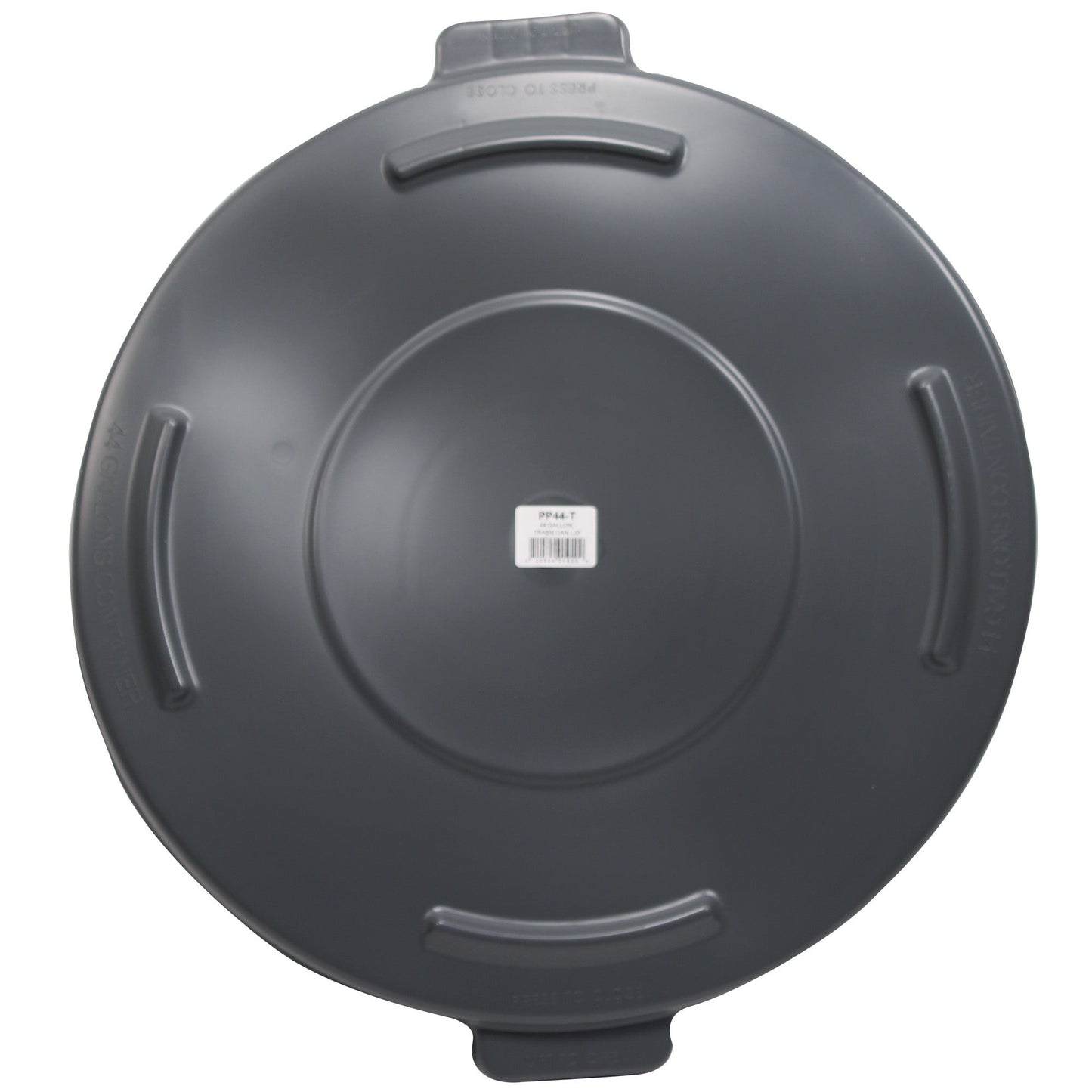 Performance Plus™ LID For 44 gal Round Waste Receptacle, Gray - 1 Lid