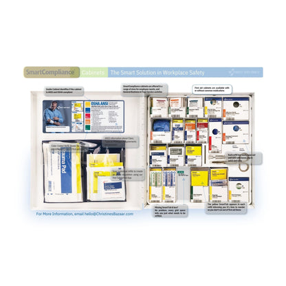 90831 SmartCompliance 150 Person XL Metal FOOD SERVICE First Aid Cabinet without Medications