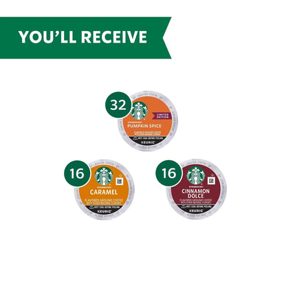 Starbucks® K-Cup Fall Variety Pack - 64/cs