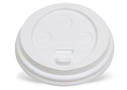 Empress™ Dome Lid for Paper Hot Cups, White (2 sizes available) - 1000/cs