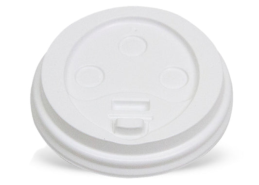 Empress™ Dome Lid for Paper Hot Cups, White (2 sizes available) - 1000/cs