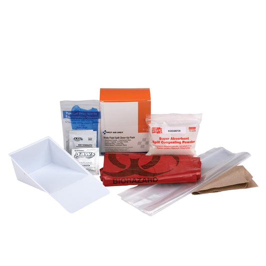 21-760 SmartCompliance First Aid Kit Refill, Body Fluid Spill Clean-Up Pack - 1/bx