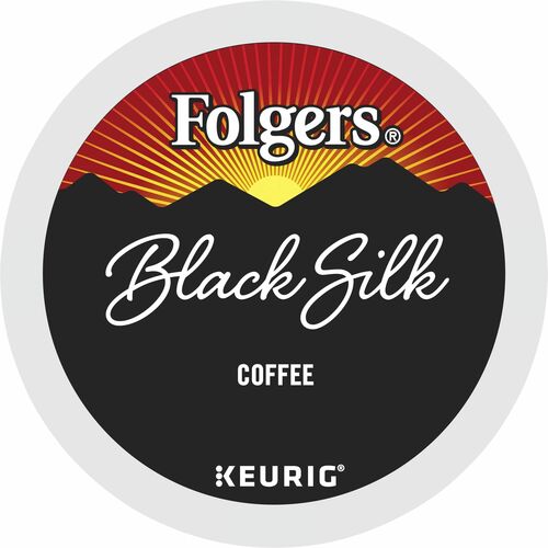 Folgers® K-Cup Black Silk Coffee, Dark Roast - 100/cs