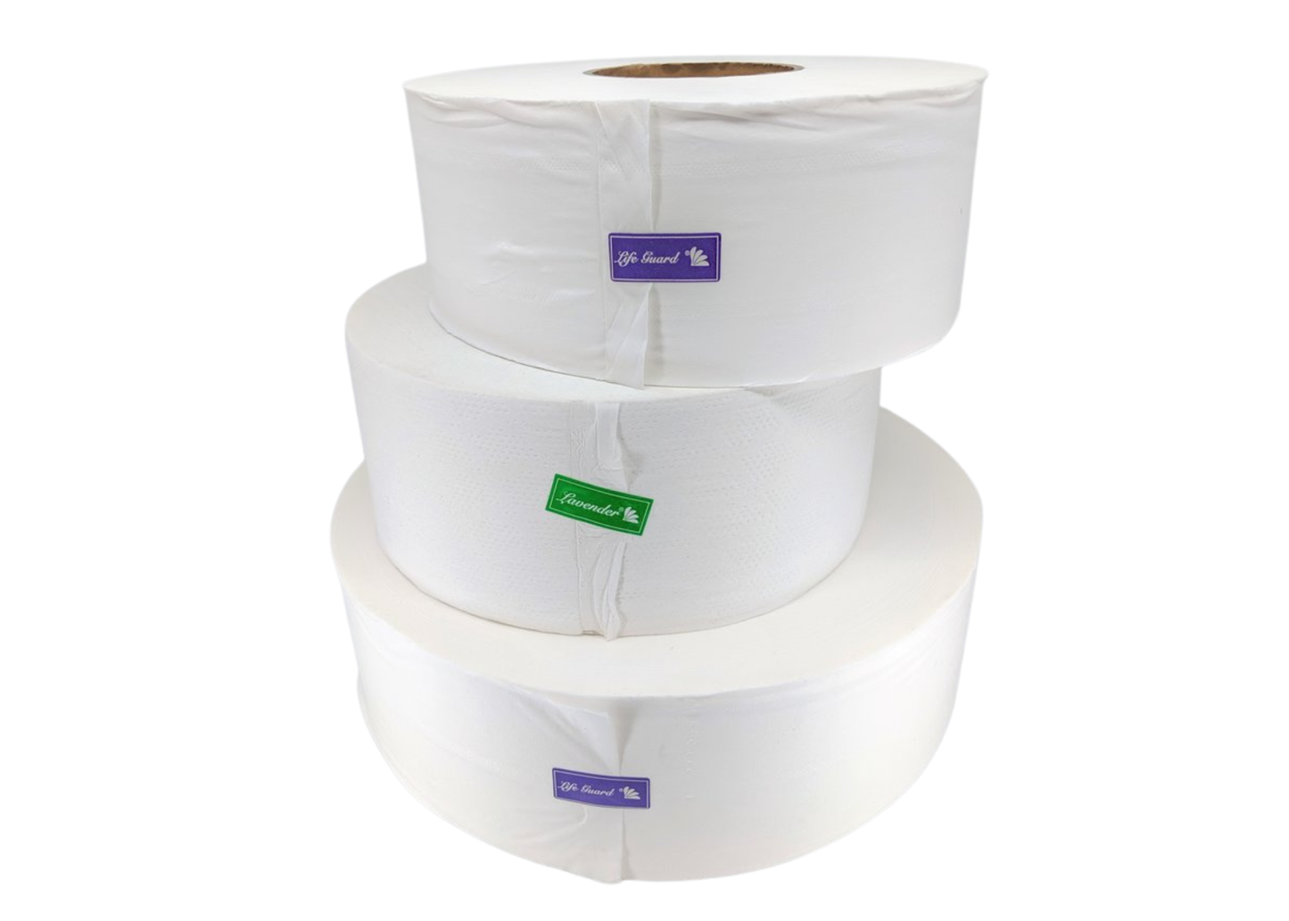 Lavender® Brand 9" dia x 1000' Jr Jumbo 2-PLY Bath Tissue - 12/cs