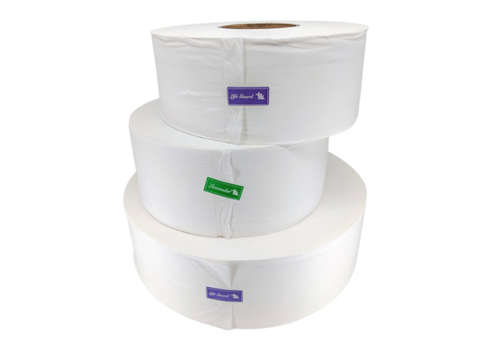 Lavender® Brand 9" dia x 1000' Jr Jumbo 2-PLY Bath Tissue - 12/cs