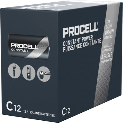 Procell C Alkaline Batteries: 12/bx or 6 bx/cs