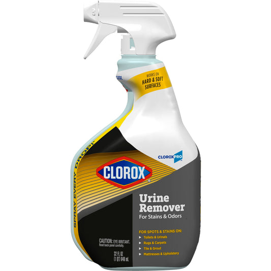 Clorox®Urine Remover For Stains & Odors, 32 oz. Trigger Spray Bottle - 9/cs