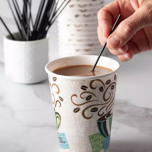 Unwrapped 7" Plastic Sipper Stirrer Straws - 5000/bx